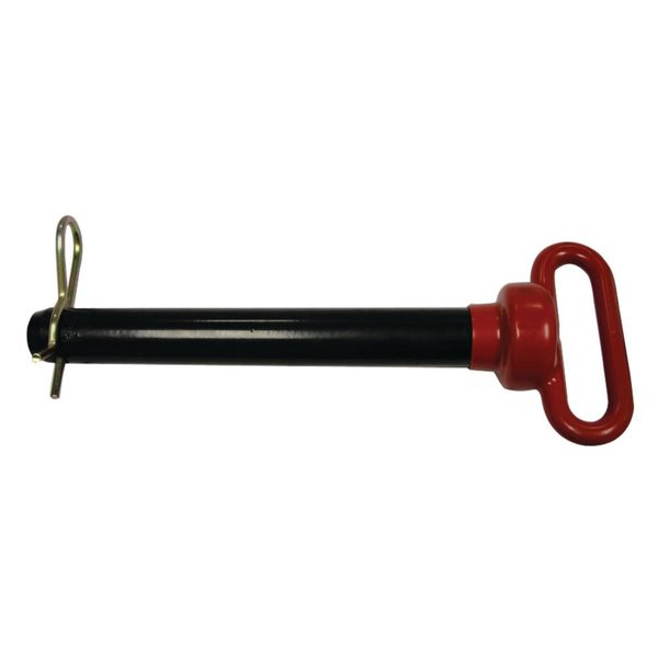 Db Electrical Red Handle Hitch Pin For 1-1/8" dia. 8-1/2" useable length. Grade 5.; 3013-1339